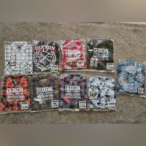 Dixxon Men's Flannel Shirts Assorted Colors